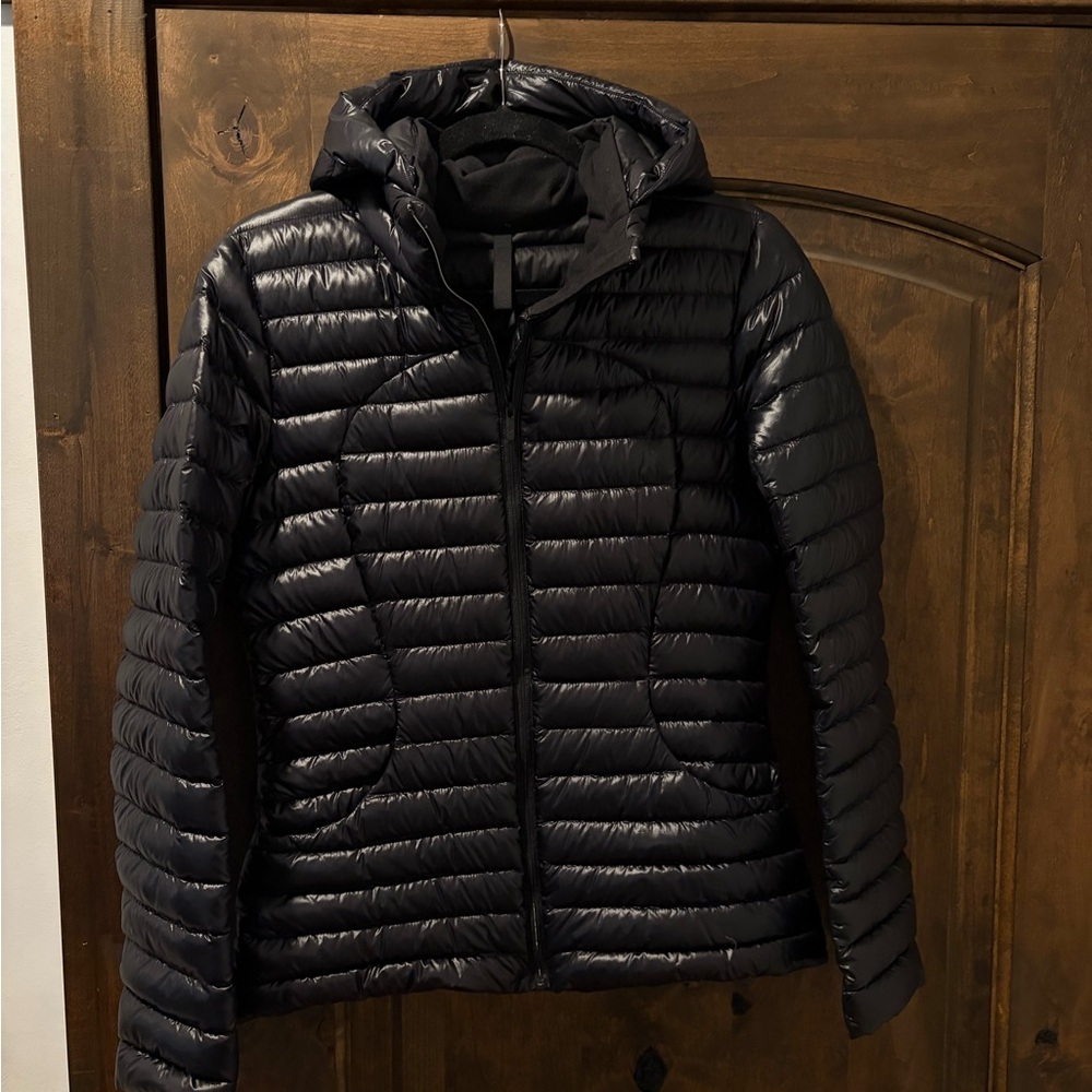Black Puffer Jacket with Hood